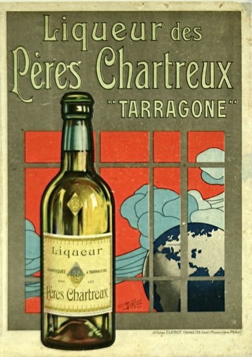 Affiche chartreuse étiquette - Décoration
